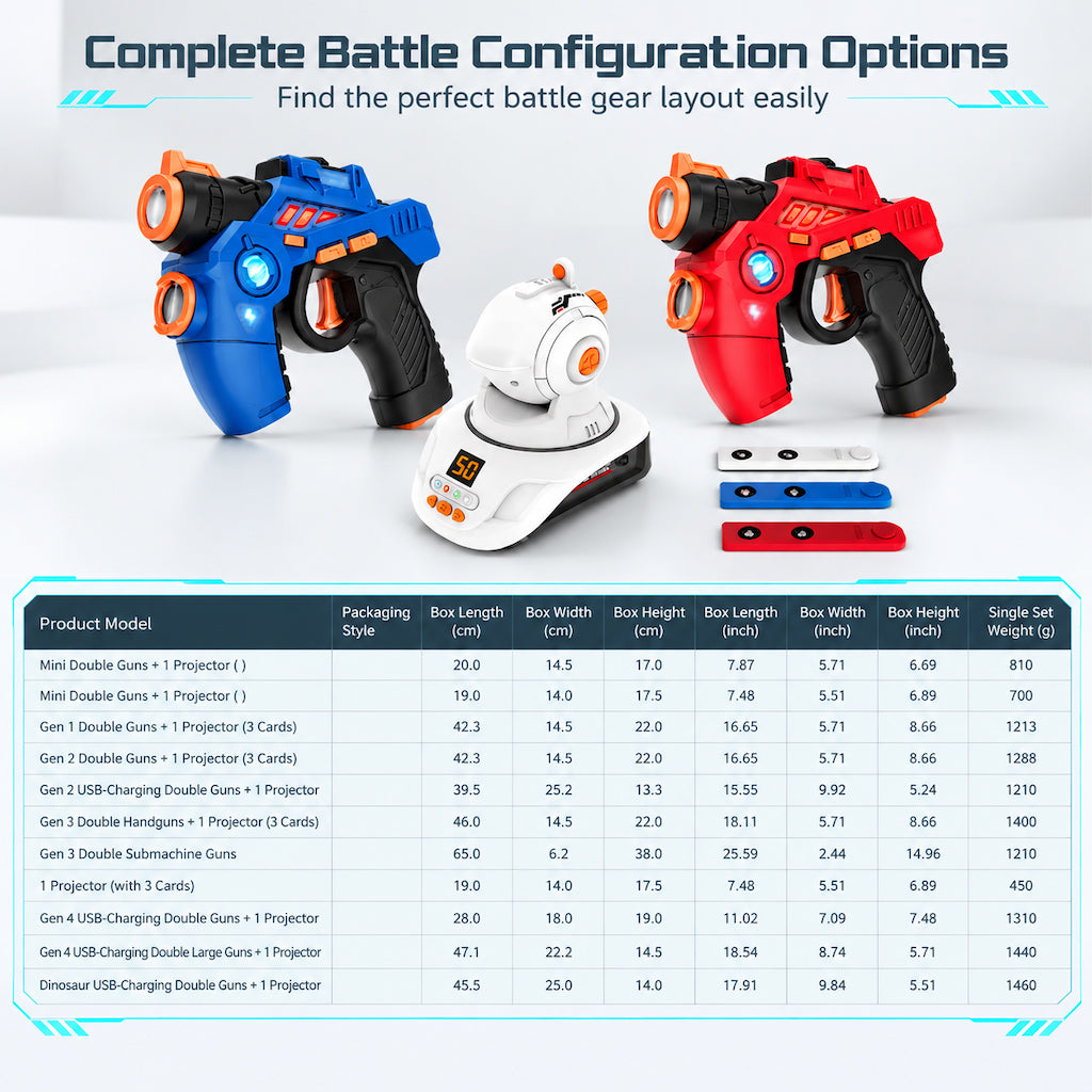 🔫 50% korting! Ultimate laser battle set – LED-indicatoren, geluidseffecten, dynamische doeltraining & teammodus. Actief spelen zonder scherm – voor binnenshuis! ✨🎯
