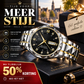 ⌚ 50% korting! Luxe herenhorloge – dag-datum weergave, lichtgevend & waterdicht tot 30m. Japans uurwerk & 316L roestvrij staal. Perfect cadeau! ✨🎁
