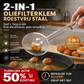 🍳 50% korting! 2-in-1 keukentang – schep & filter in 1. Roestvrij staal, ideaal voor frituren, zeven & opscheppen. 💪✨