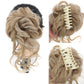Haarstuk voor rommelige knot, golvende krullende chignon paardenstaart voor dagelijks gebruik