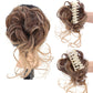 Haarstuk voor rommelige knot, golvende krullende chignon paardenstaart voor dagelijks gebruik
