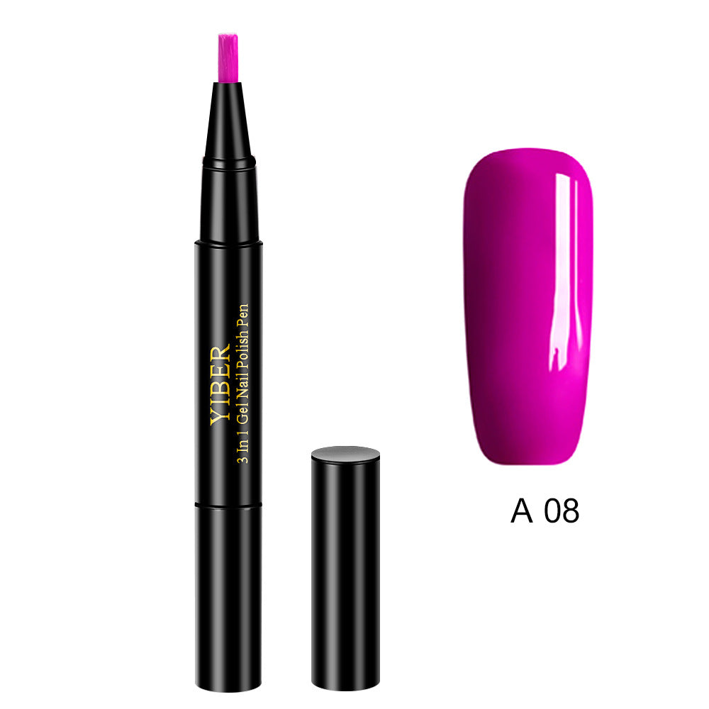 3 in 1 nagel gel pen in één stap