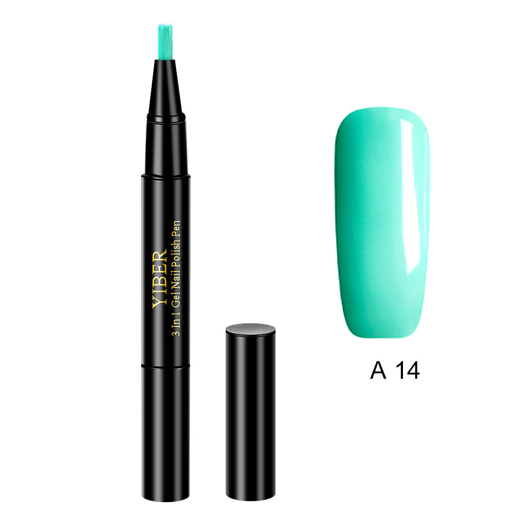 3 in 1 nagel gel pen in één stap