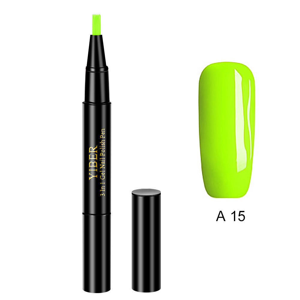 3 in 1 nagel gel pen in één stap