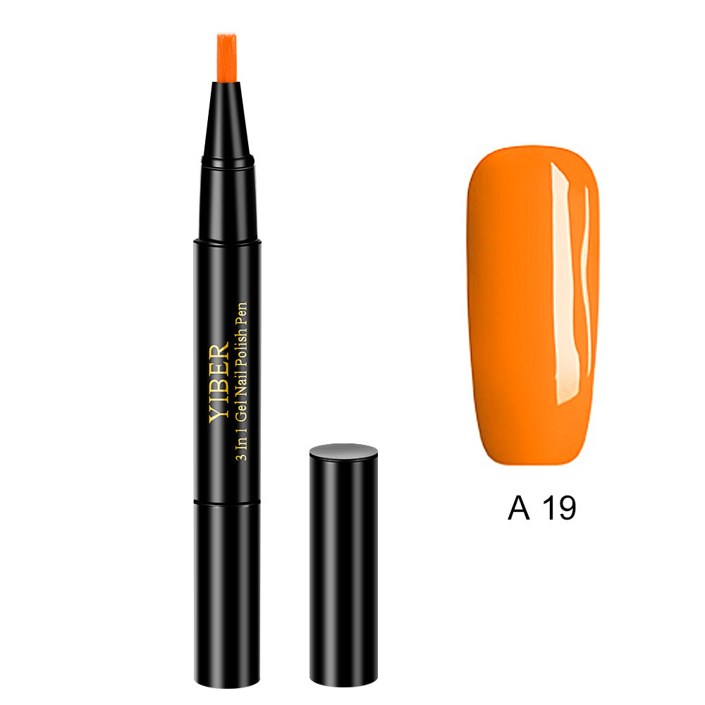 3 in 1 nagel gel pen in één stap