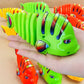 Plastic opwindbaar wiebelvis speelgoed