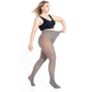 Hete Verkoop-Flawless Legs Fake Transparante Warme Pluche Gevoerde Elastische Panty