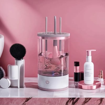 Ideaal cadeau - Oplaadbare make-up borstel elektrische reiniger