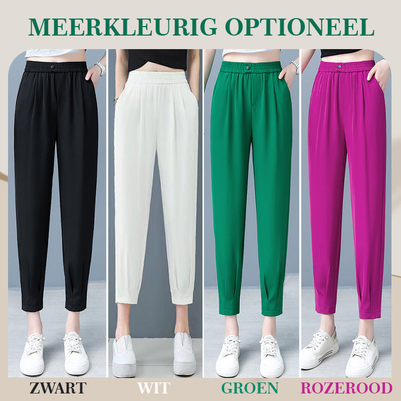 Casual verkoelende rechte broek voor dames