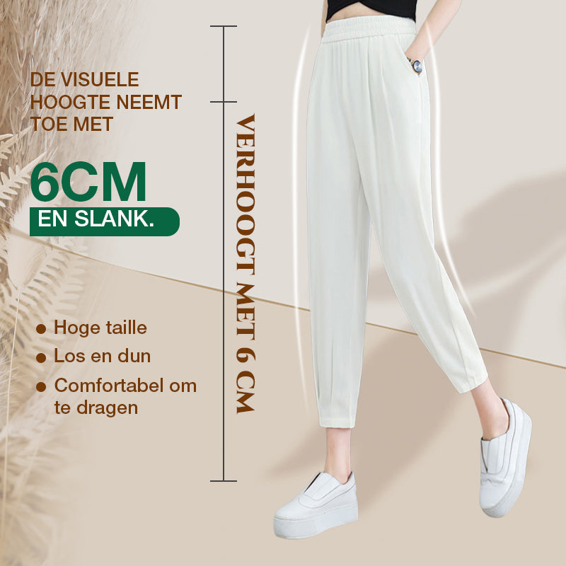 Casual verkoelende rechte broek voor dames