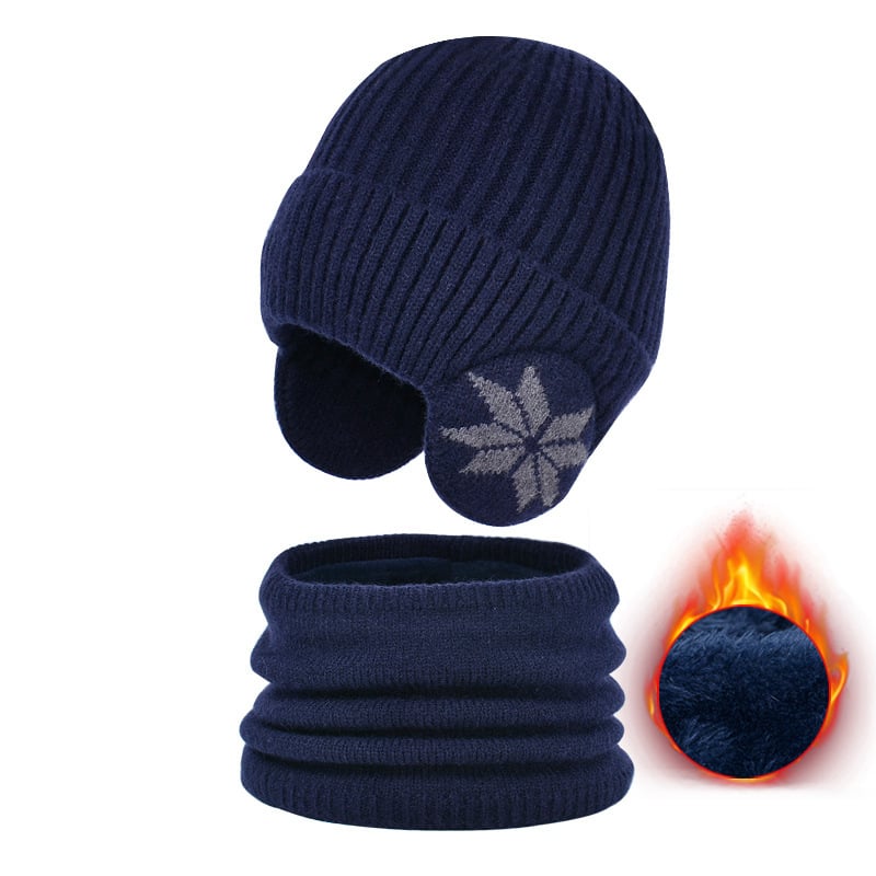 Kerstcadeau - Wintermuts Sjaal Sets Warm Gebreide Muts