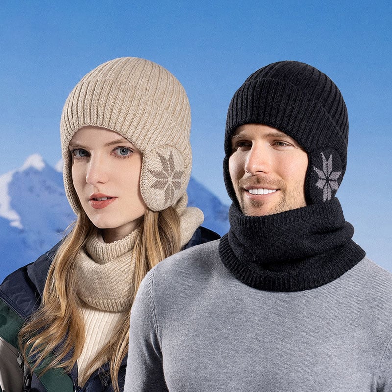 Kerstcadeau - Wintermuts Sjaal Sets Warm Gebreide Muts