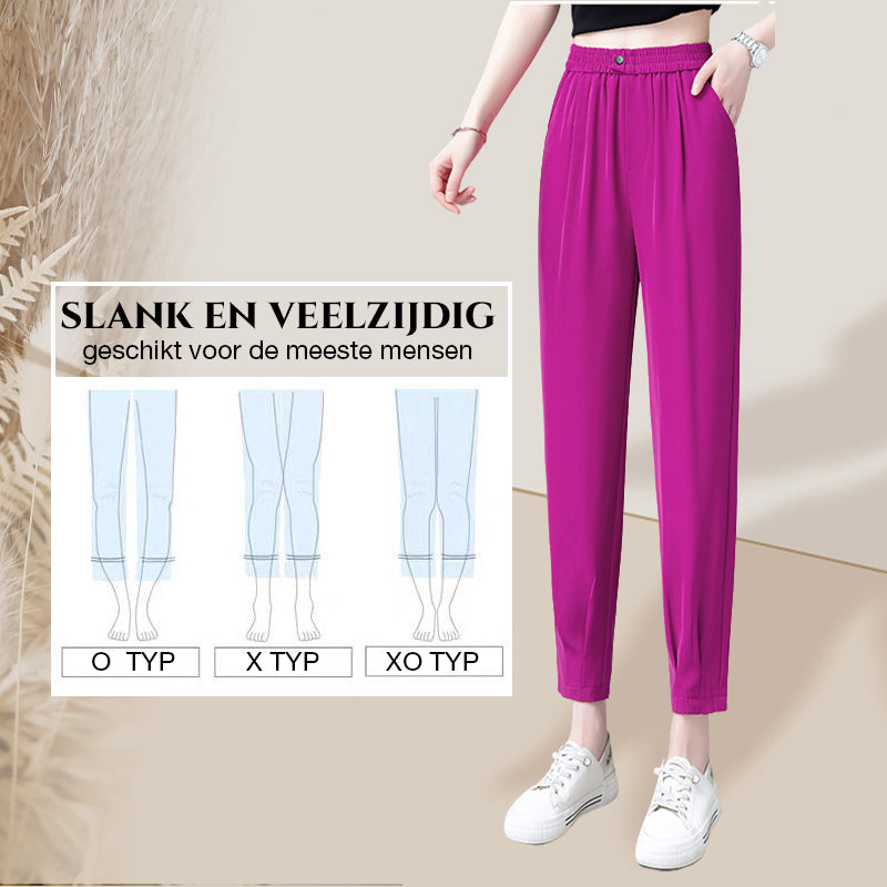 Casual verkoelende rechte broek voor dames