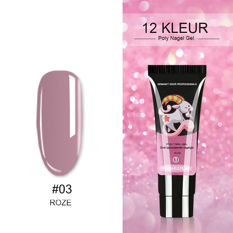 Poly Nail Gel voor Snelle Nagelverlenging