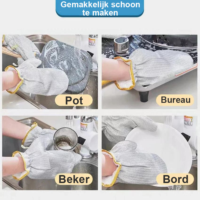 ✨ Beperkte aanbieding ✨-Huishoudelijke Schoonmaakhandschoenen