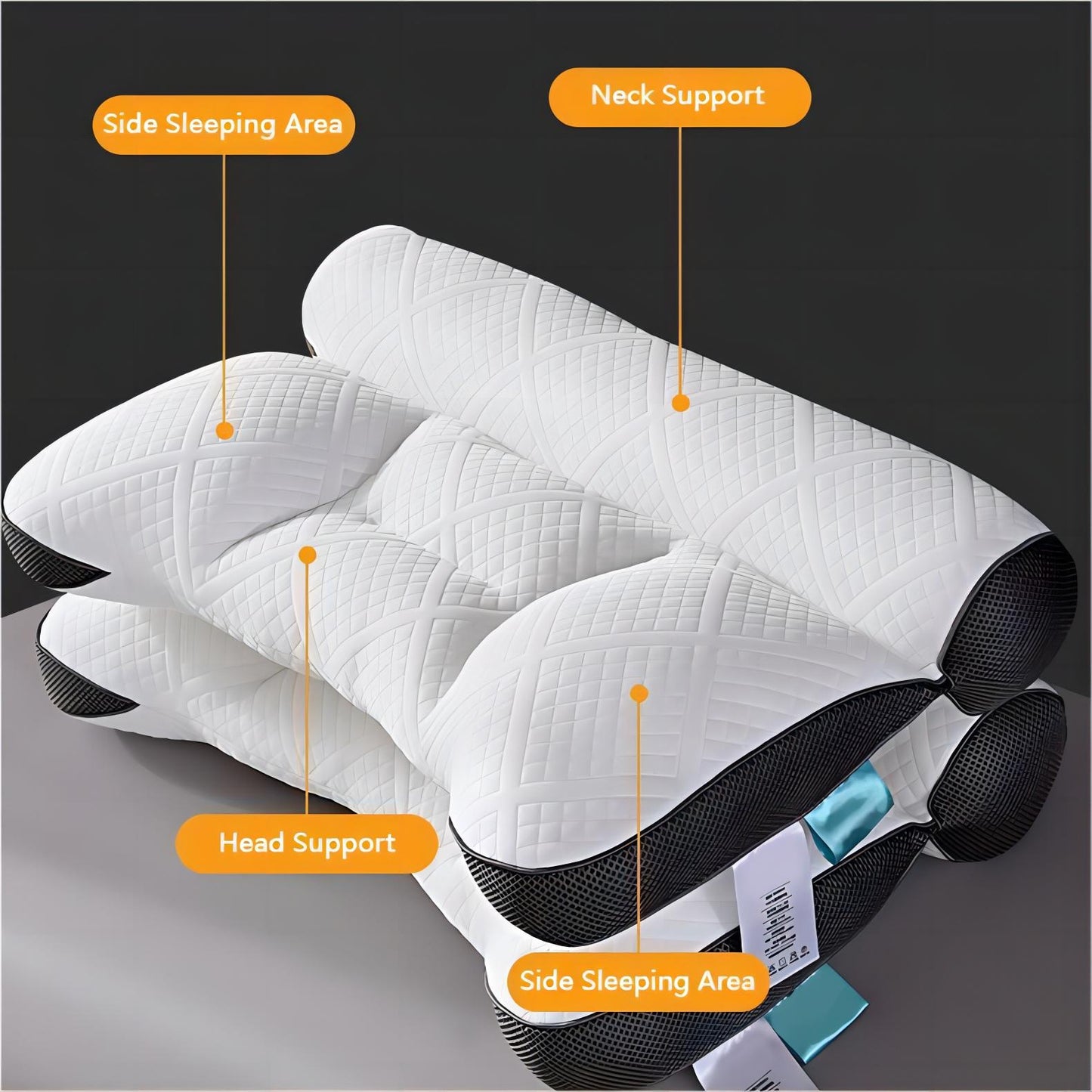 🎅Geweldig kerstcadeau🎁Ultracomfortabel Ergonomisch Neksteunkussen