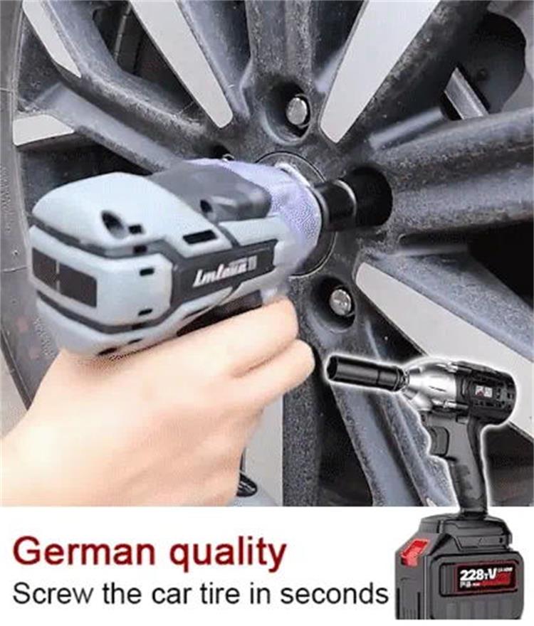 Borstelloze elektrische moersleutel