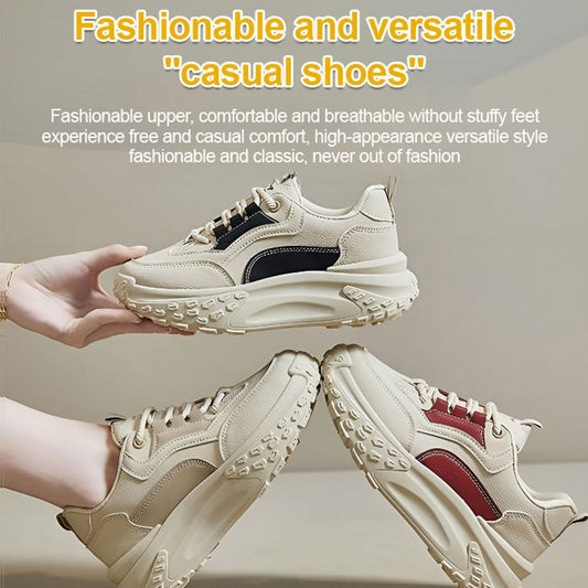Koreaanse stijl verhoogde sneakers met dikke zolen