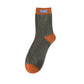 Thermische halflange sokken met kleurblokken