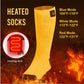 Verwarmde sokken met instelbare temperatuur - Verbeterde batterijen - Unisex